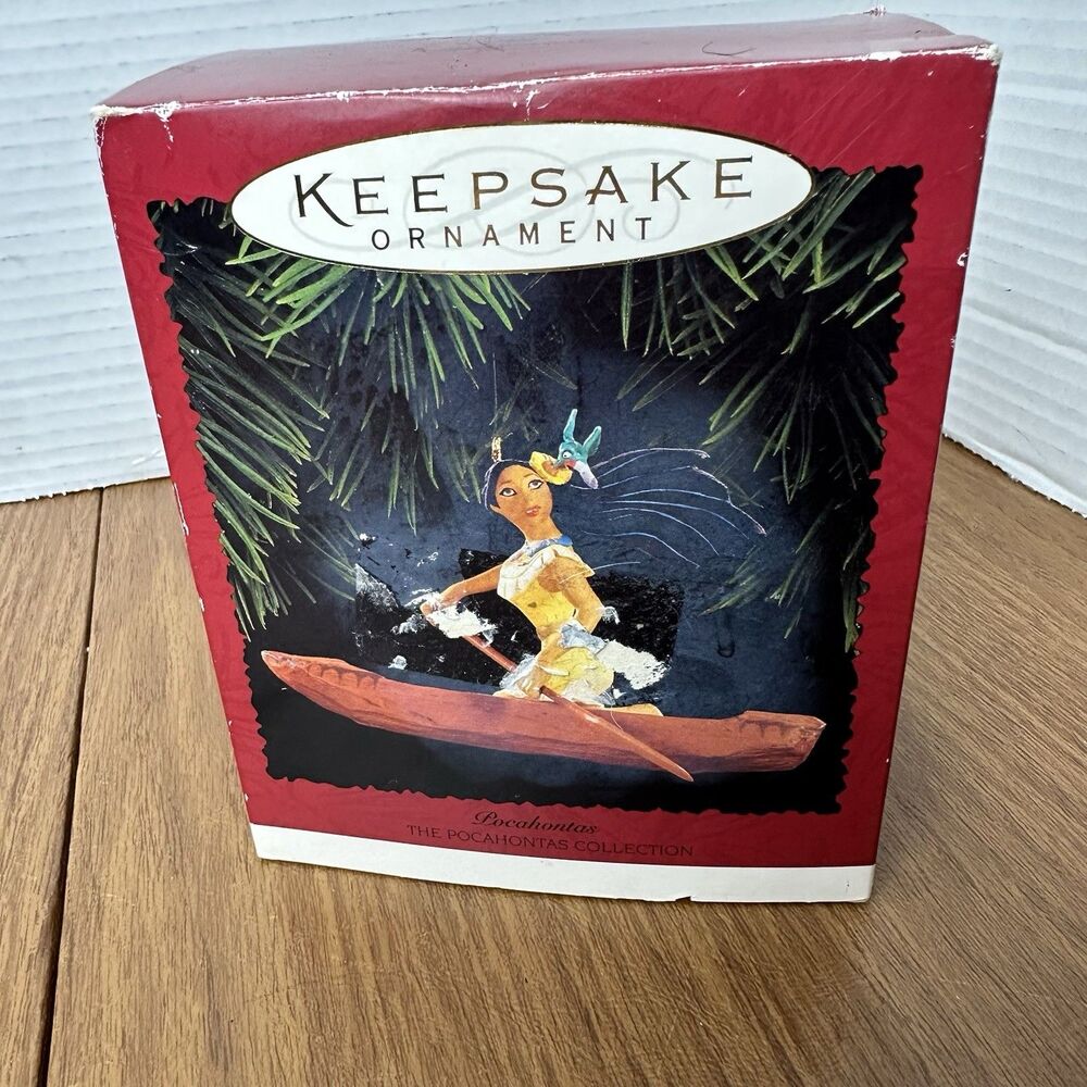 Hallmark Disney Pocahontas Christmas Ornament Handcrafted Vintage Keepsake